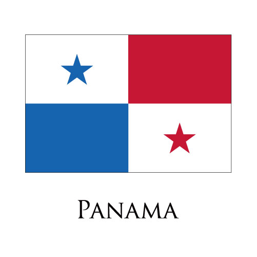 Panama flag logo cricut iron on